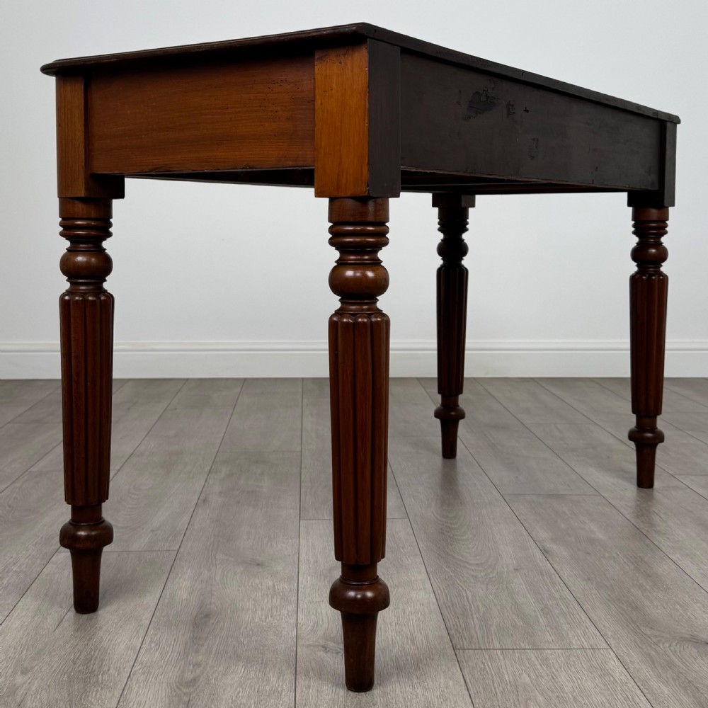 Antique 19th Century Writing Table In Mahogany  View IV