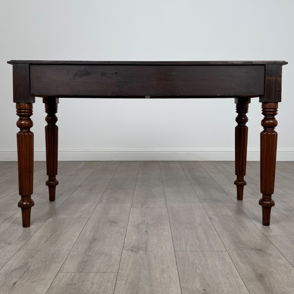 Antique 19th Century Writing Table In Mahogany  View V