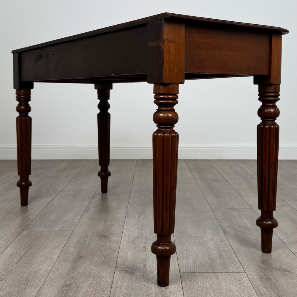 Antique 19th Century Writing Table In Mahogany  View VI