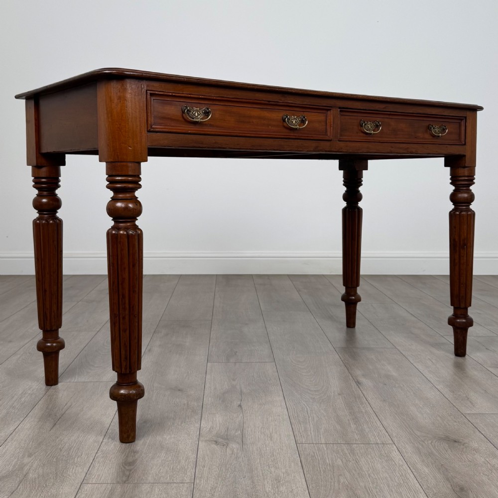 Antique 19th Century Writing Table In Mahogany  View VIII