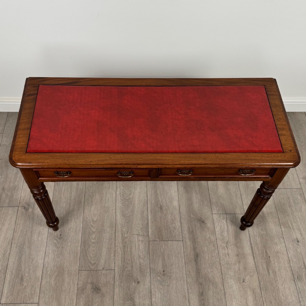 Antique 19th Century Writing Table In Mahogany  View IX