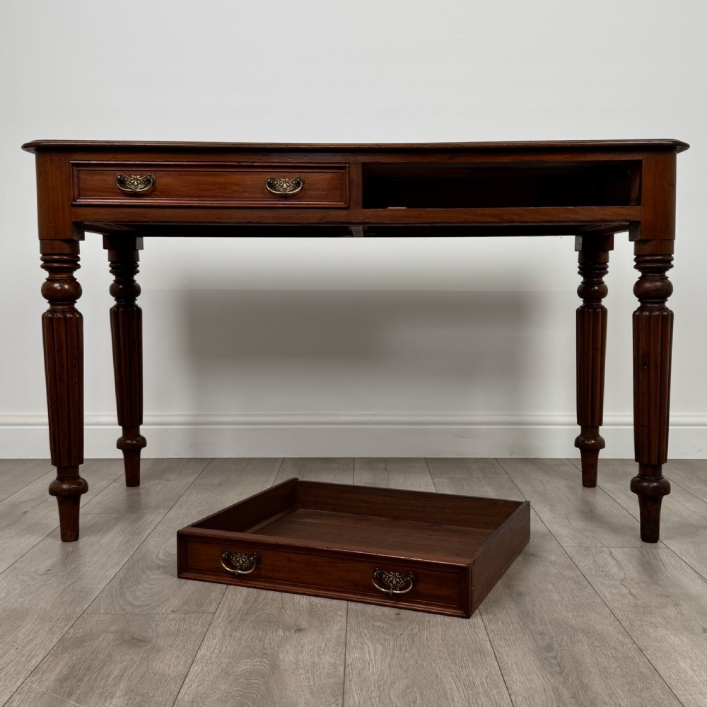 Antique 19th Century Writing Table In Mahogany  View X