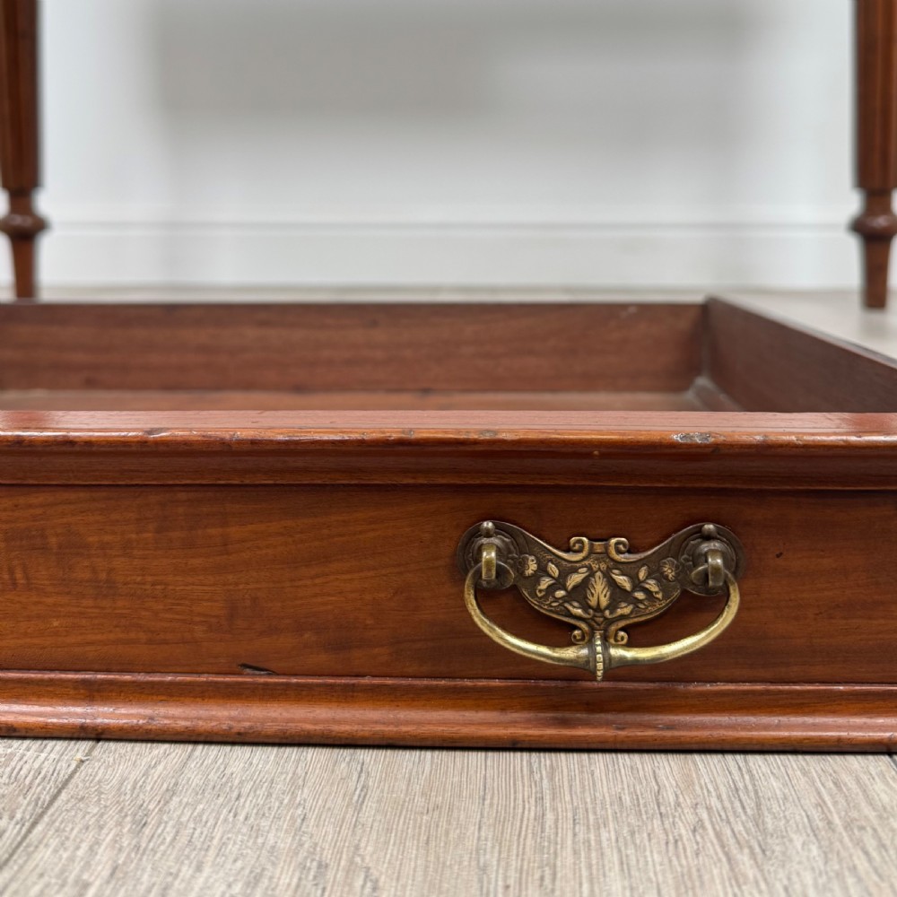Antique 19th Century Writing Table In Mahogany  View XI