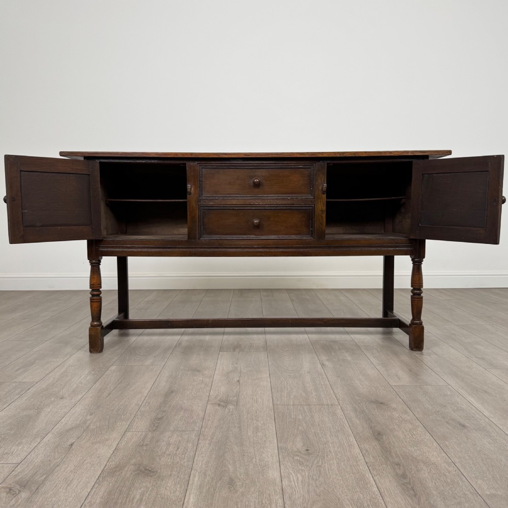Antique 20th Century Sideboard In Oak  View II