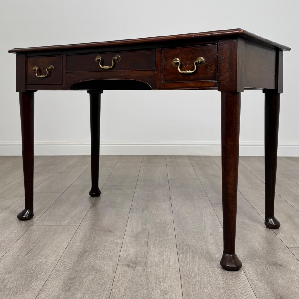 Antique 18th Century Quality Writing Table In Mahogany  View II