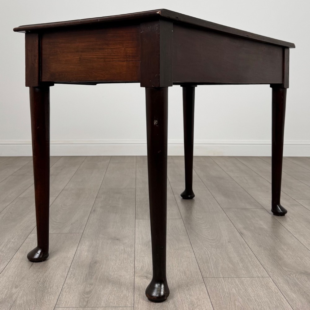 Antique 18th Century Quality Writing Table In Mahogany  View IV