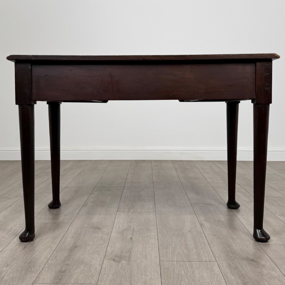 Antique 18th Century Quality Writing Table In Mahogany  View V