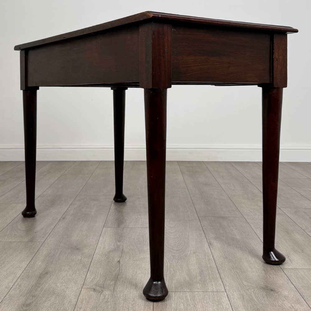 Antique 18th Century Quality Writing Table In Mahogany  View VI