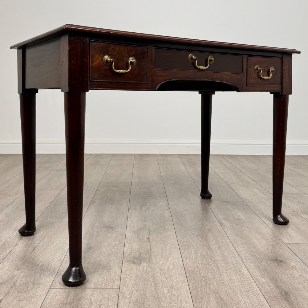 Antique 18th Century Quality Writing Table In Mahogany  View VIII