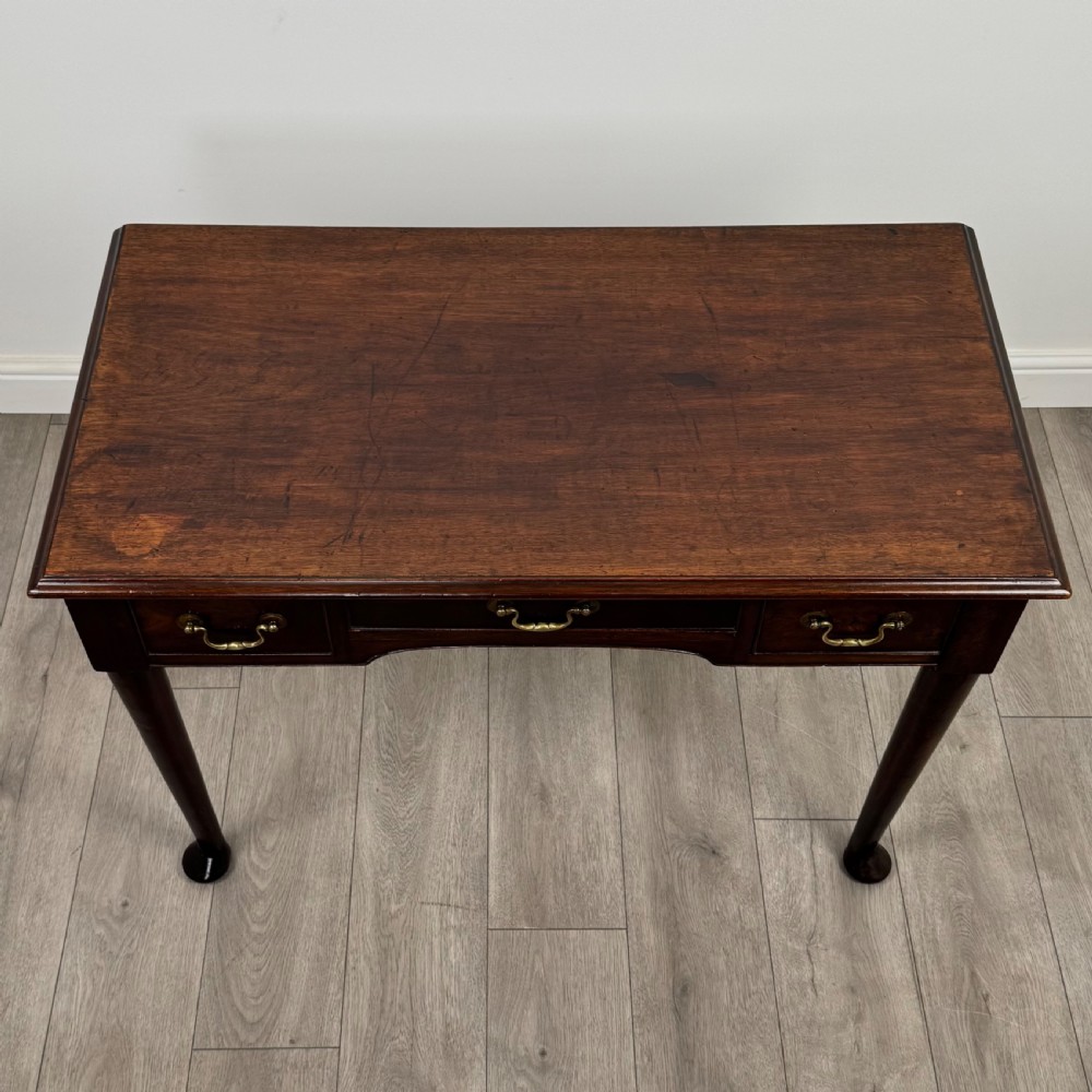 Antique 18th Century Quality Writing Table In Mahogany  View IX