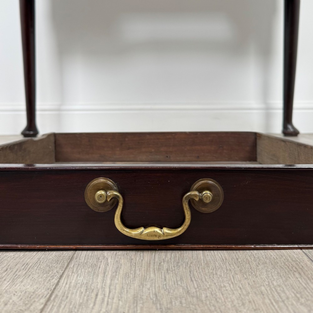 Antique 18th Century Quality Writing Table In Mahogany  View XI