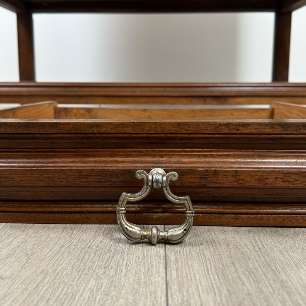  Antique 19th Century French Marble Top Buffet In Walnut View XIII