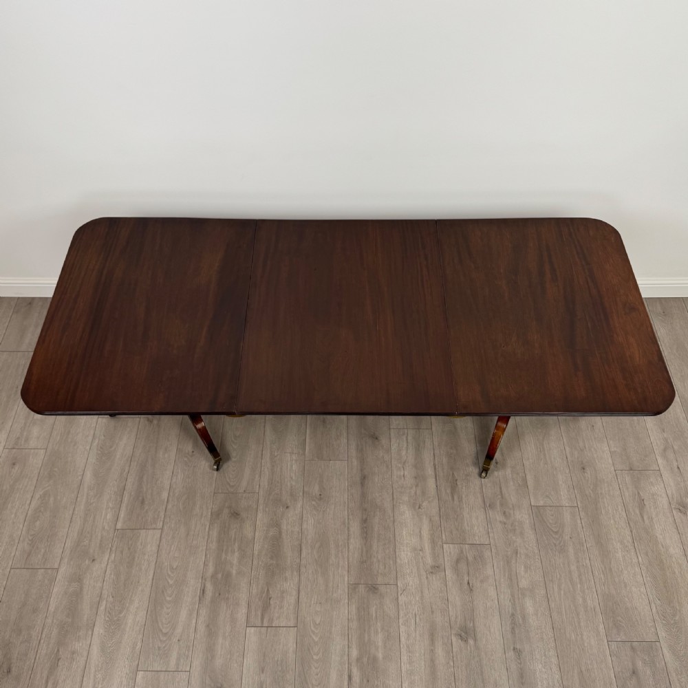  Antique 20th Century Twin Pedestal Dining Table In Mahogany  View VII