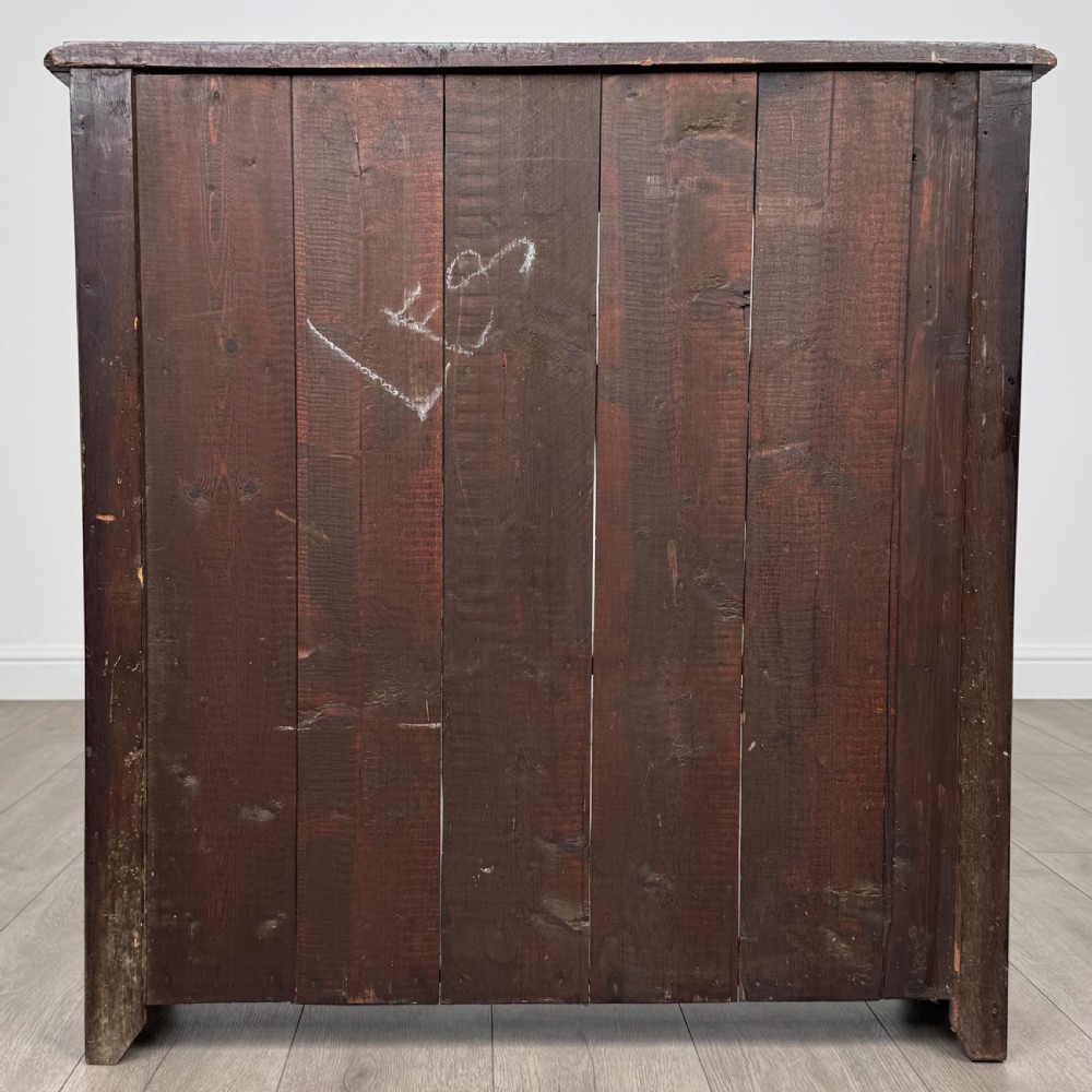 Antique 19th Century Small Carved Oak Bookcase  View VI