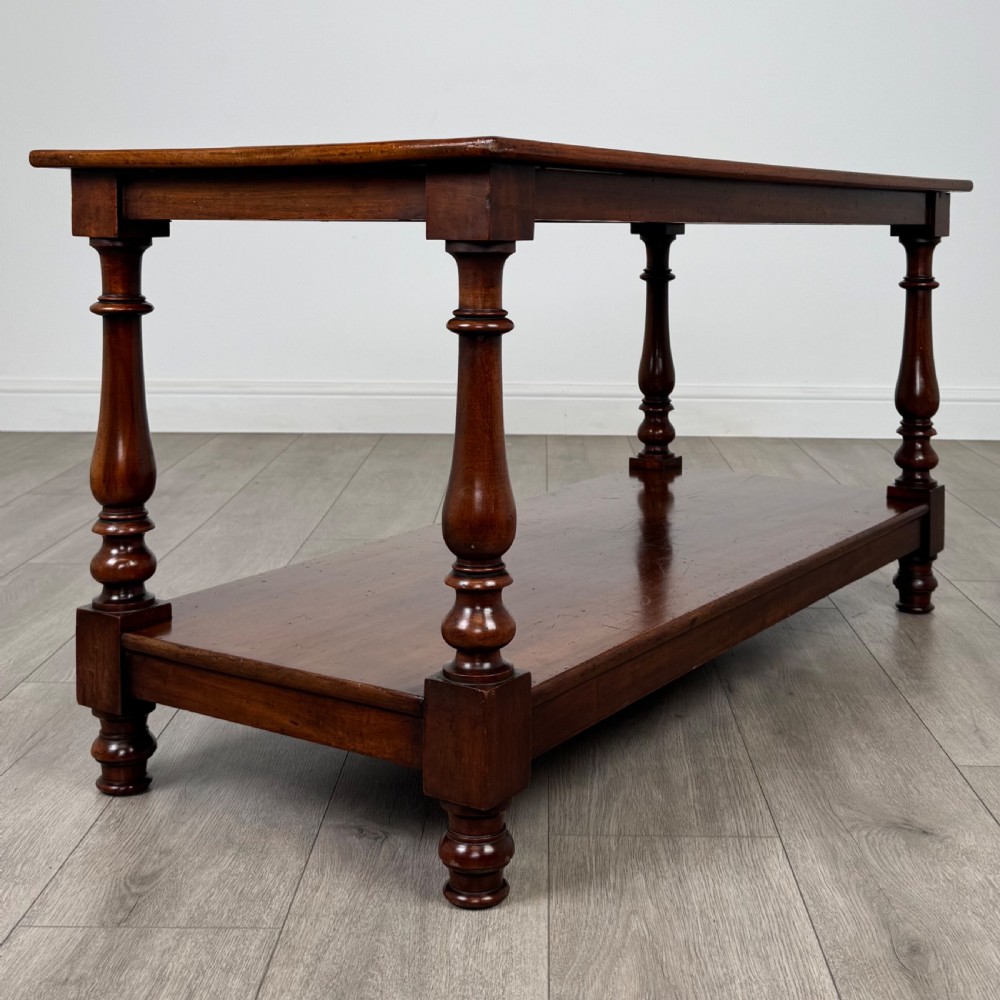 Antique 19th Century Good Quality Coffee Table In Mahogany  View IV