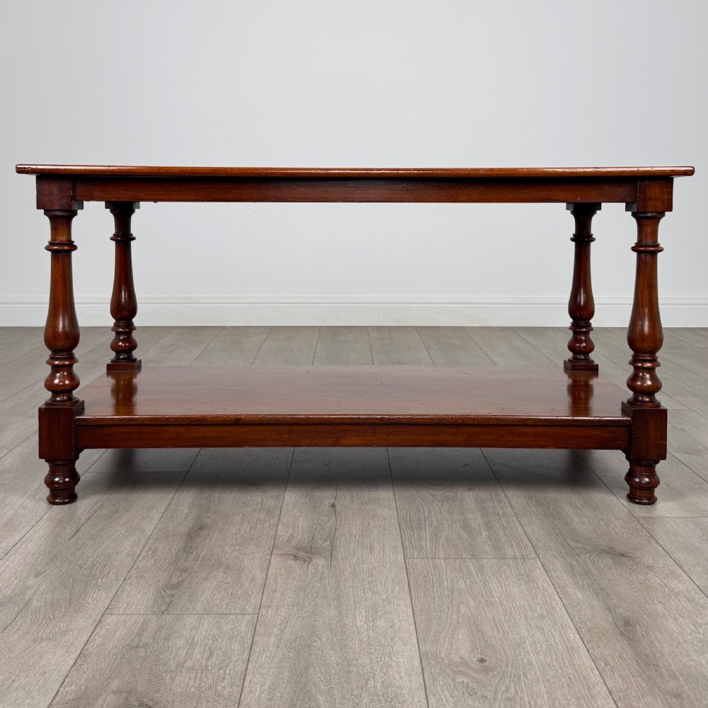 Antique 19th Century Good Quality Coffee Table In Mahogany  View V