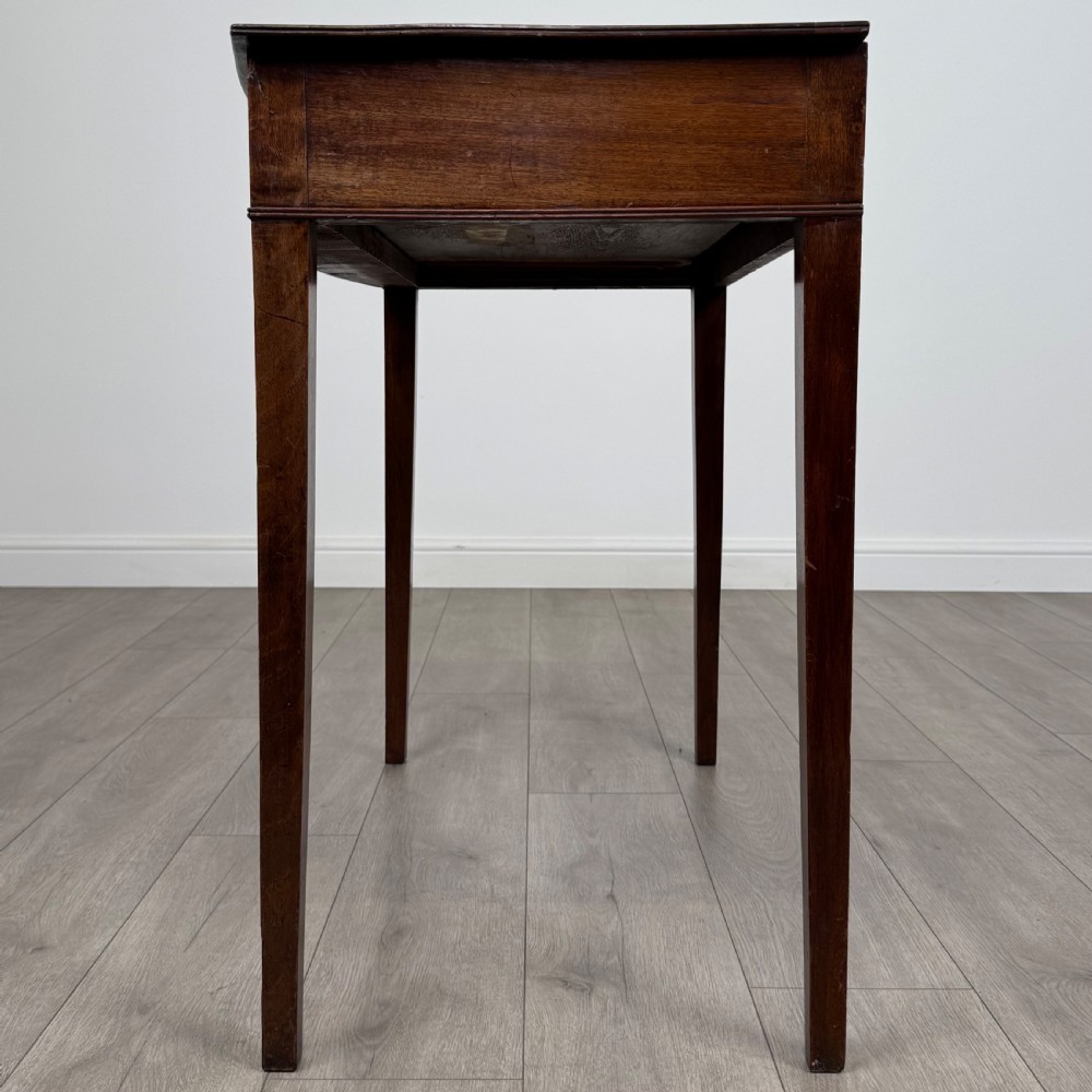  Antique 19th Century Bow Front Writing Table In Mahogany  View III