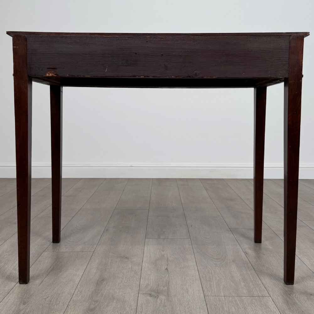  Antique 19th Century Bow Front Writing Table In Mahogany  View V