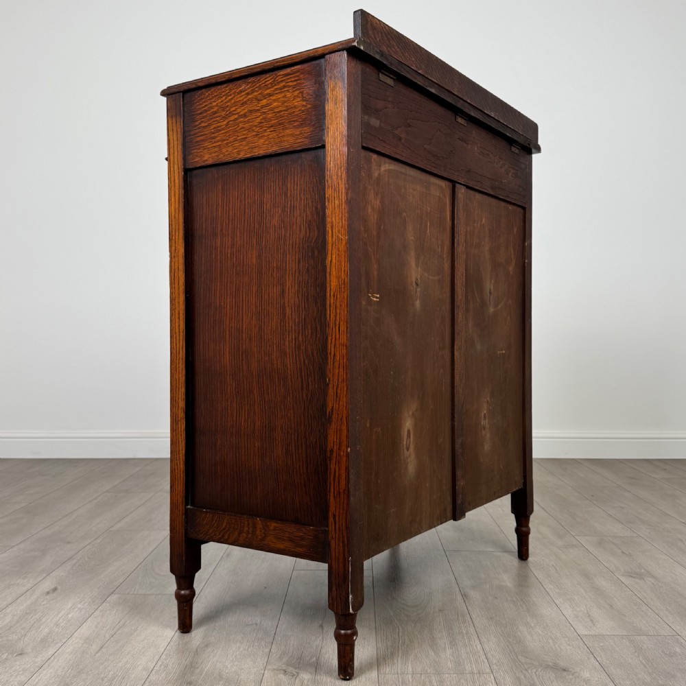 Antique 20th Century Good Quality Oak Chest Of Drawers  View V