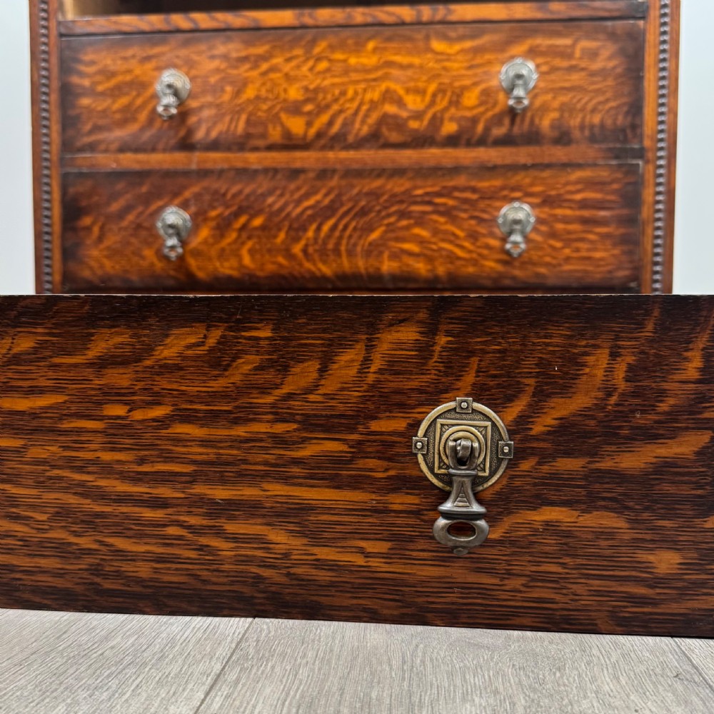 Antique 20th Century Good Quality Oak Chest Of Drawers  View XIII