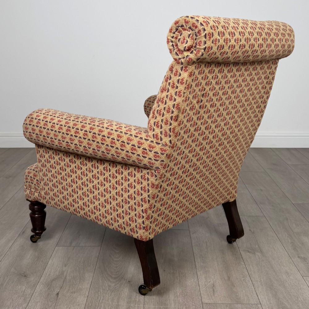 Antique 19th Century Good Quality Armchair In Mahogany  View III