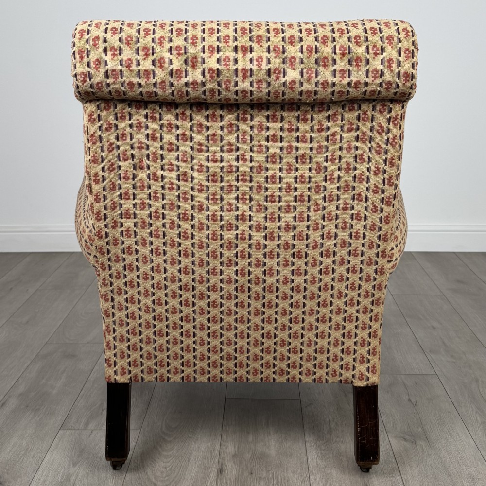 Antique 19th Century Good Quality Armchair In Mahogany  View IV