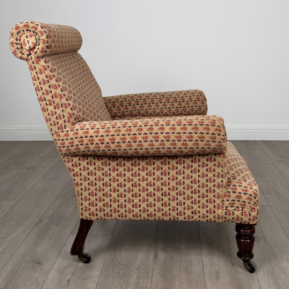 Antique 19th Century Good Quality Armchair In Mahogany  View VI