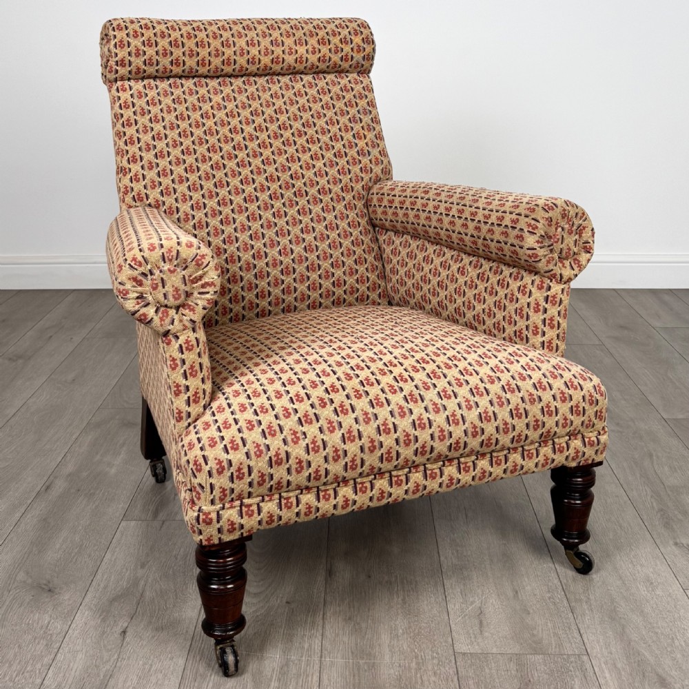 Antique 19th Century Good Quality Armchair In Mahogany  View VII