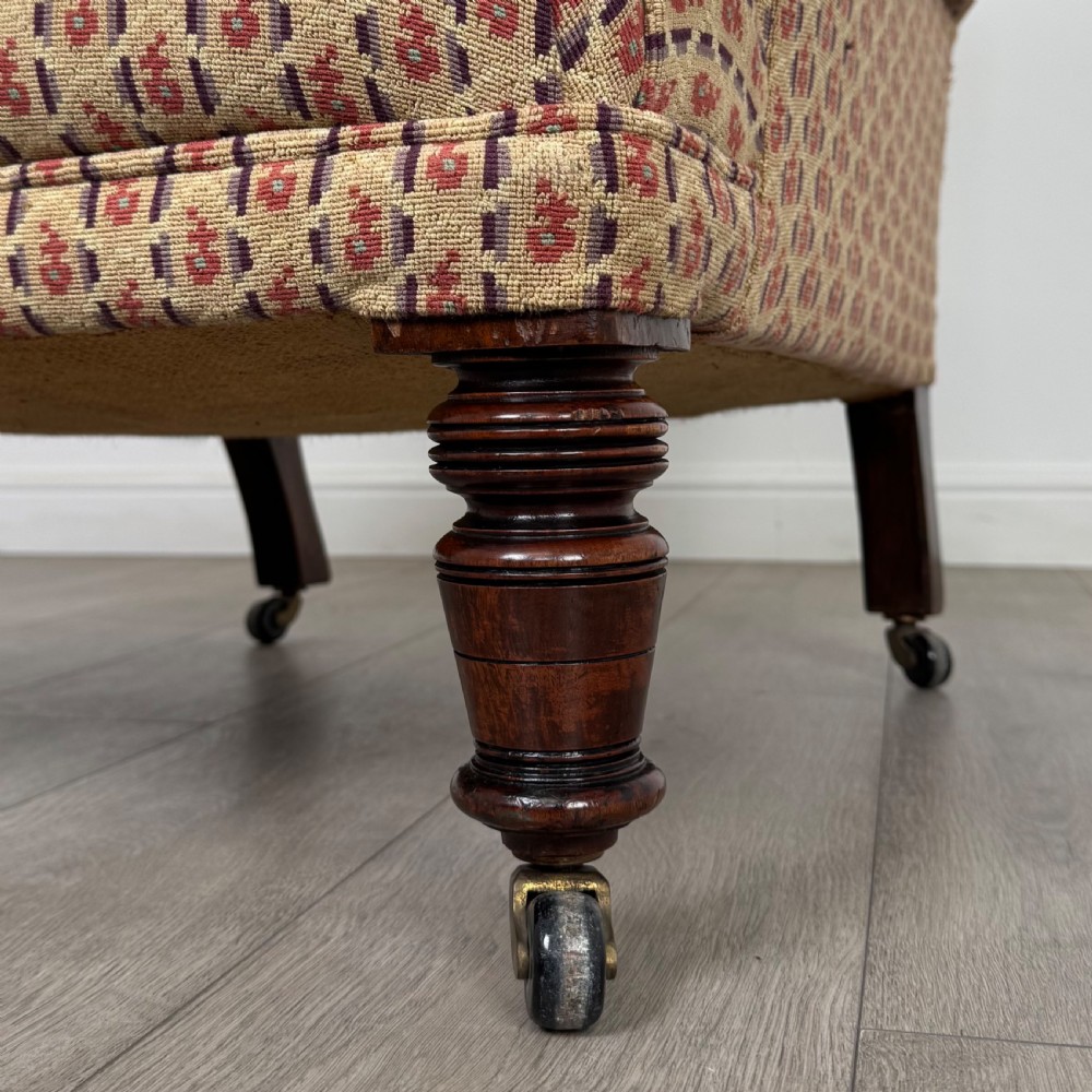 Antique 19th Century Good Quality Armchair In Mahogany  View XI