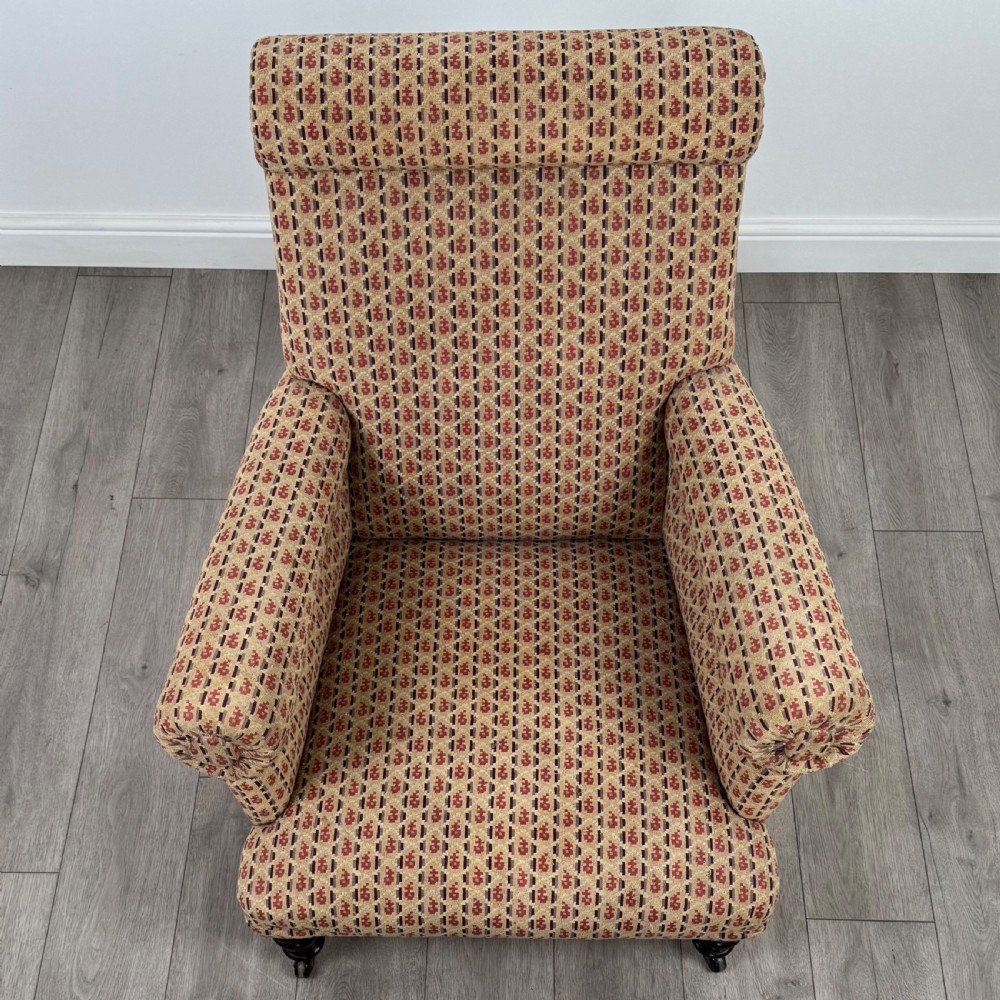 Antique 19th Century Good Quality Armchair In Mahogany  View XII