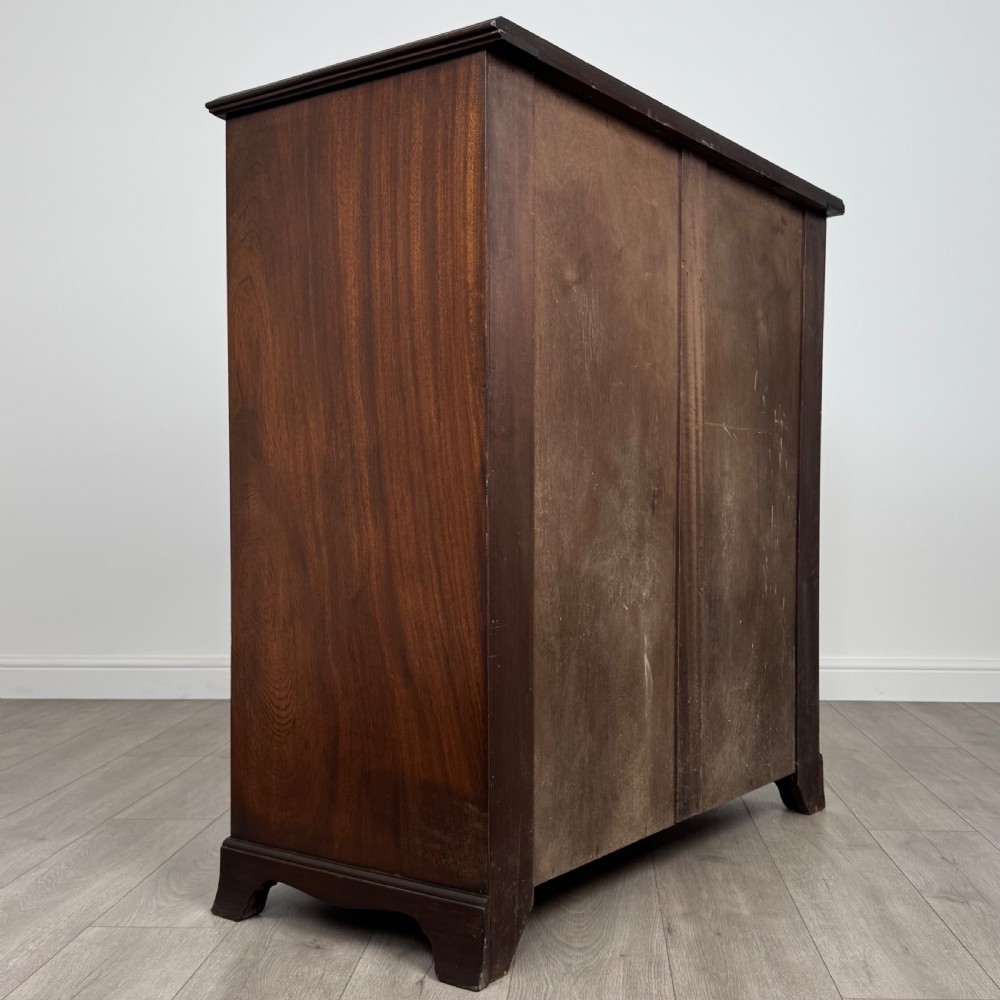 Antique 19th Century Bow Front Chest Of Drawers In Mahogany  View IV