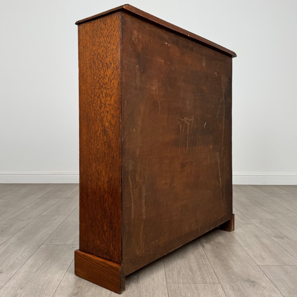  Antique 20th Century Open Bookcase In Oak  View VI