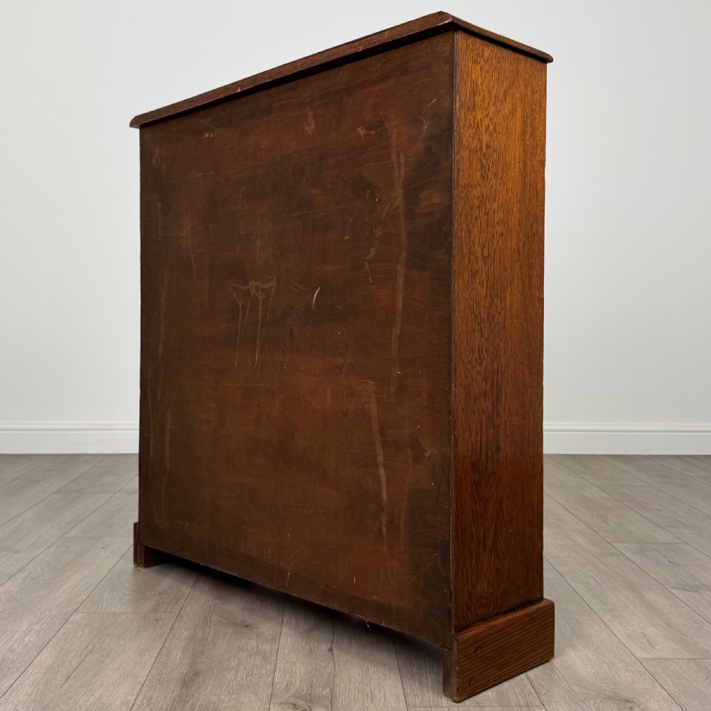  Antique 20th Century Open Bookcase In Oak  View VII