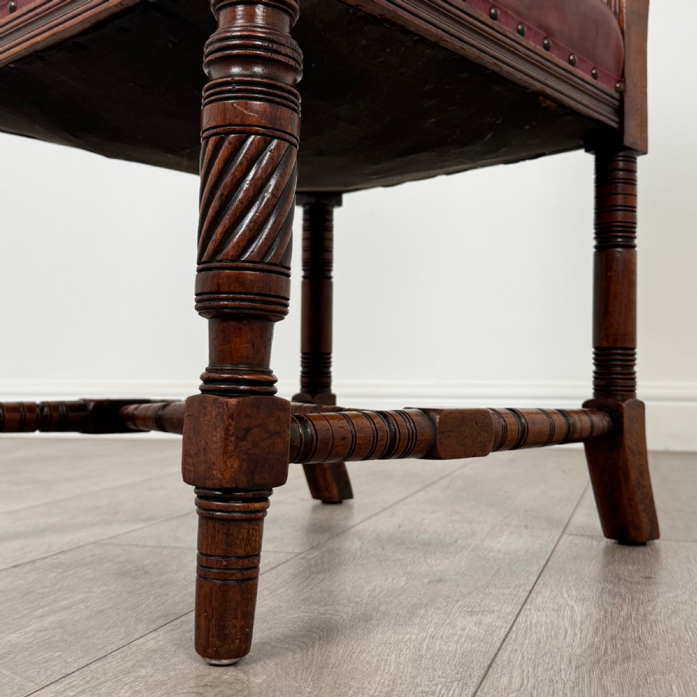 Antique 19th Century Set Of 6 Walnut Dining Chairs  View VII