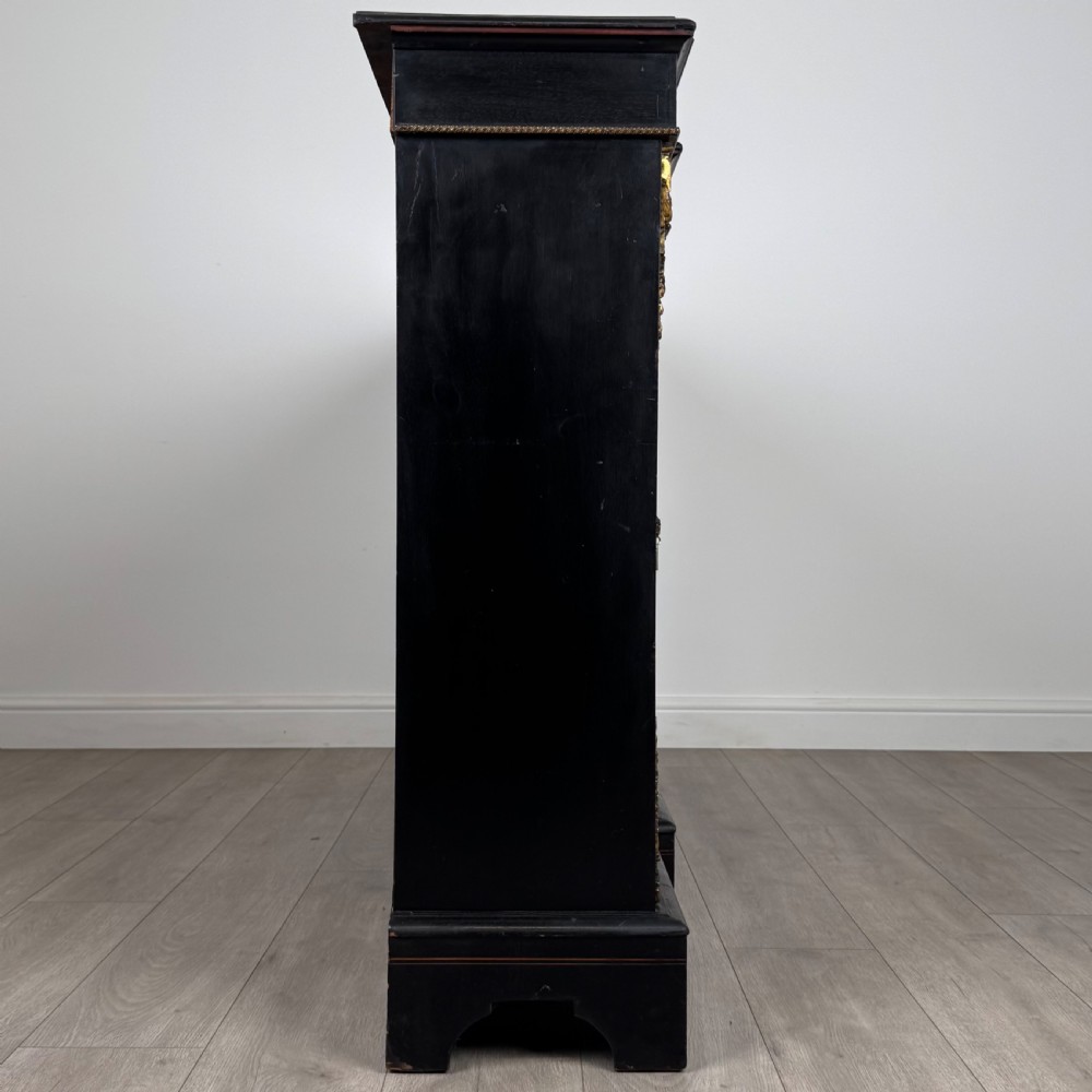 Antique 19th Century Ebonised Credenza Of Finest Quality  View IX