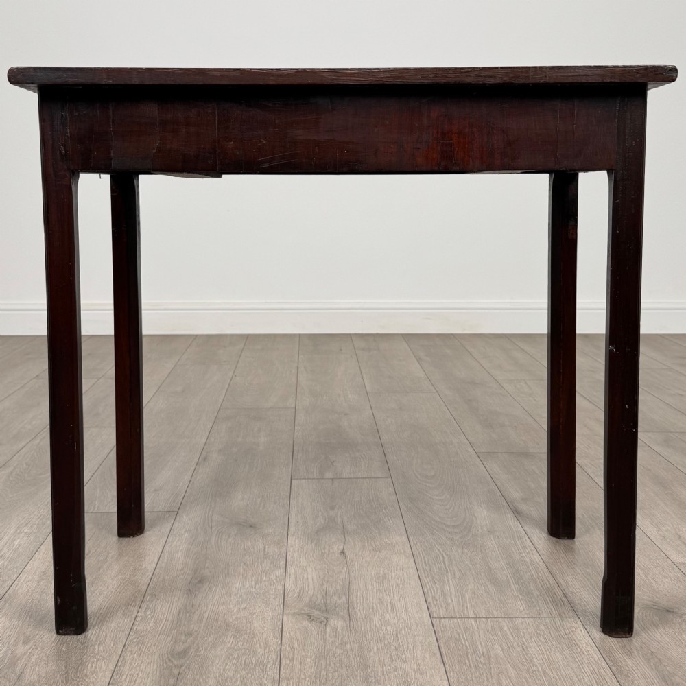 Antique 18th Century Good Quality Writing Table In Mahogany  View V