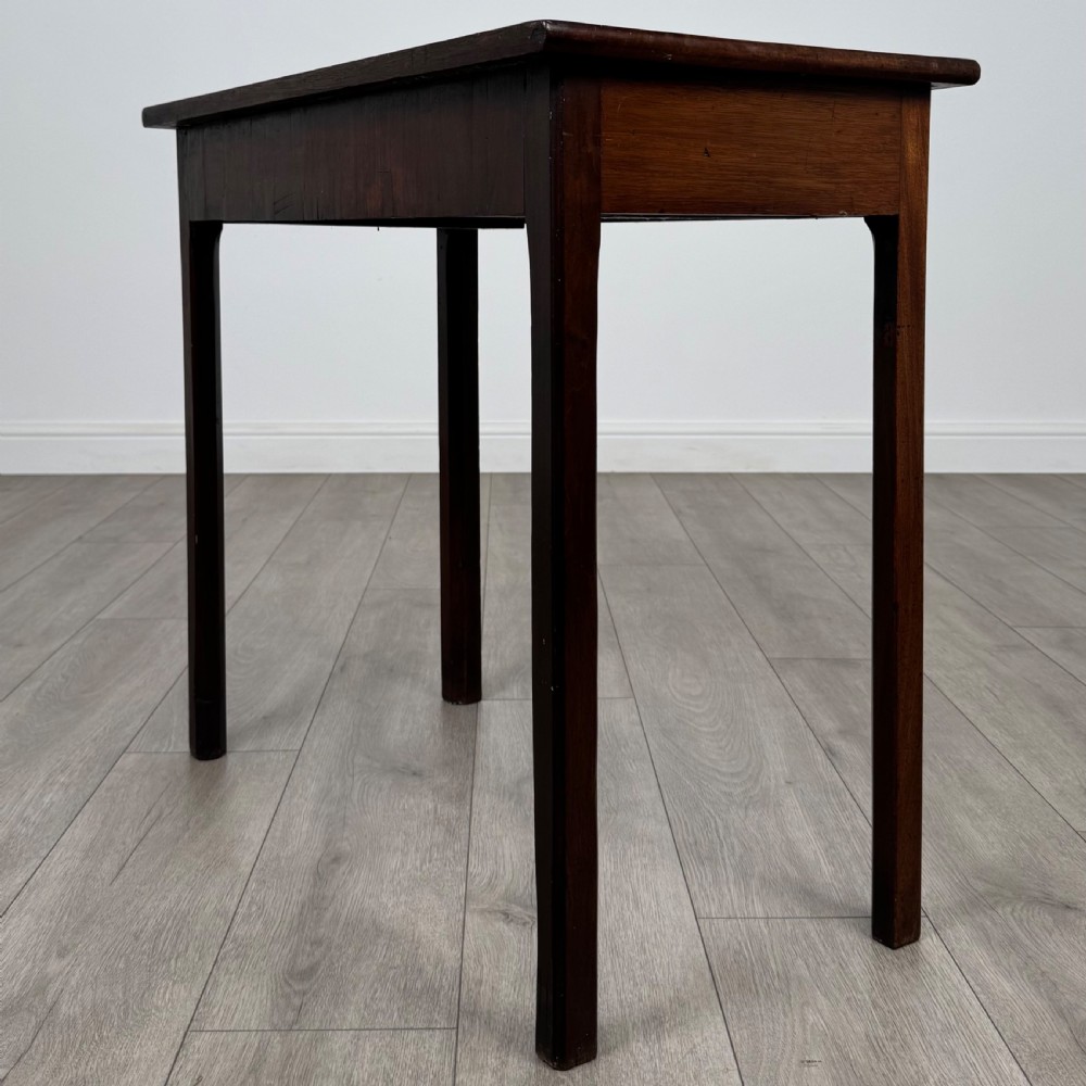 Antique 18th Century Good Quality Writing Table In Mahogany  View VI