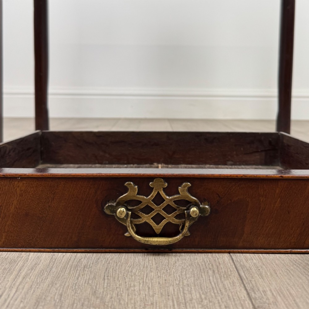 Antique 18th Century Good Quality Writing Table In Mahogany  View XI