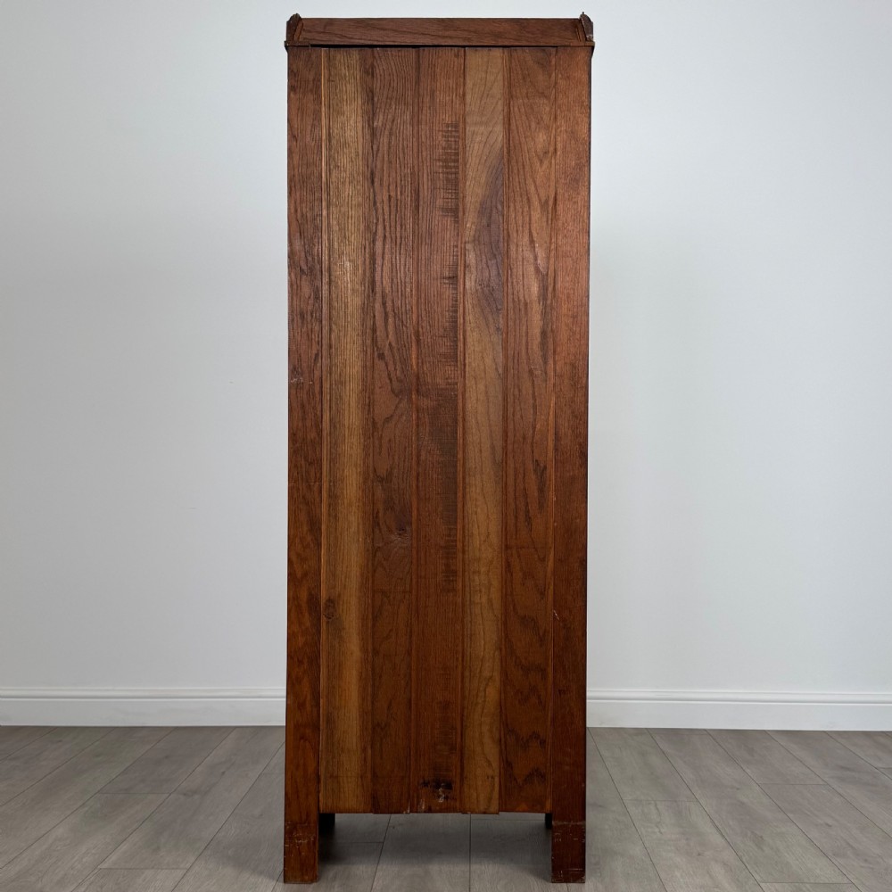 Antique 20th Century Good Quality Small Oak Wardrobe  View VI