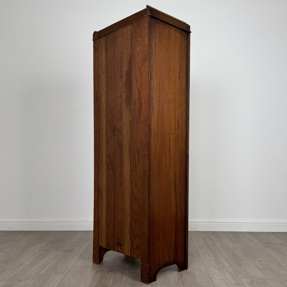 Antique 20th Century Good Quality Small Oak Wardrobe  View VII