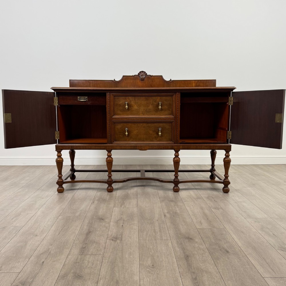 Antique 20th Century Jacobean Revival Style Sideboard  View II