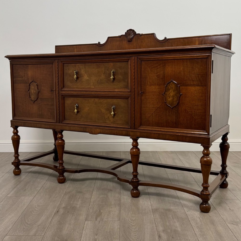 Antique 20th Century Jacobean Revival Style Sideboard  View III