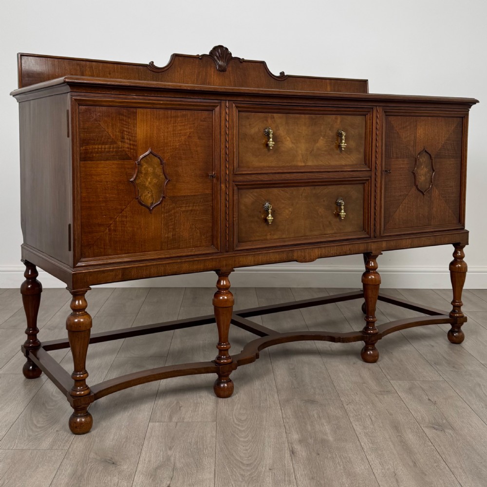 Antique 20th Century Jacobean Revival Style Sideboard  View IX
