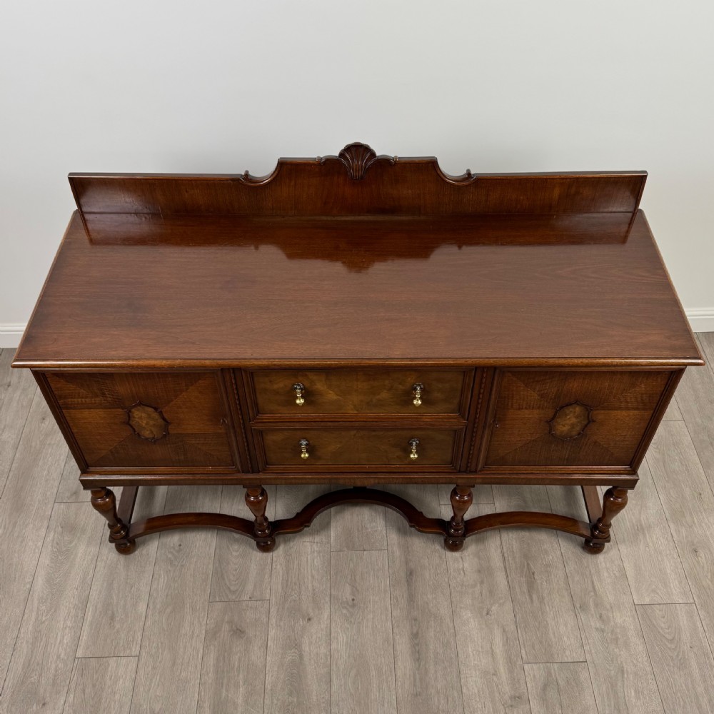 Antique 20th Century Jacobean Revival Style Sideboard  View X