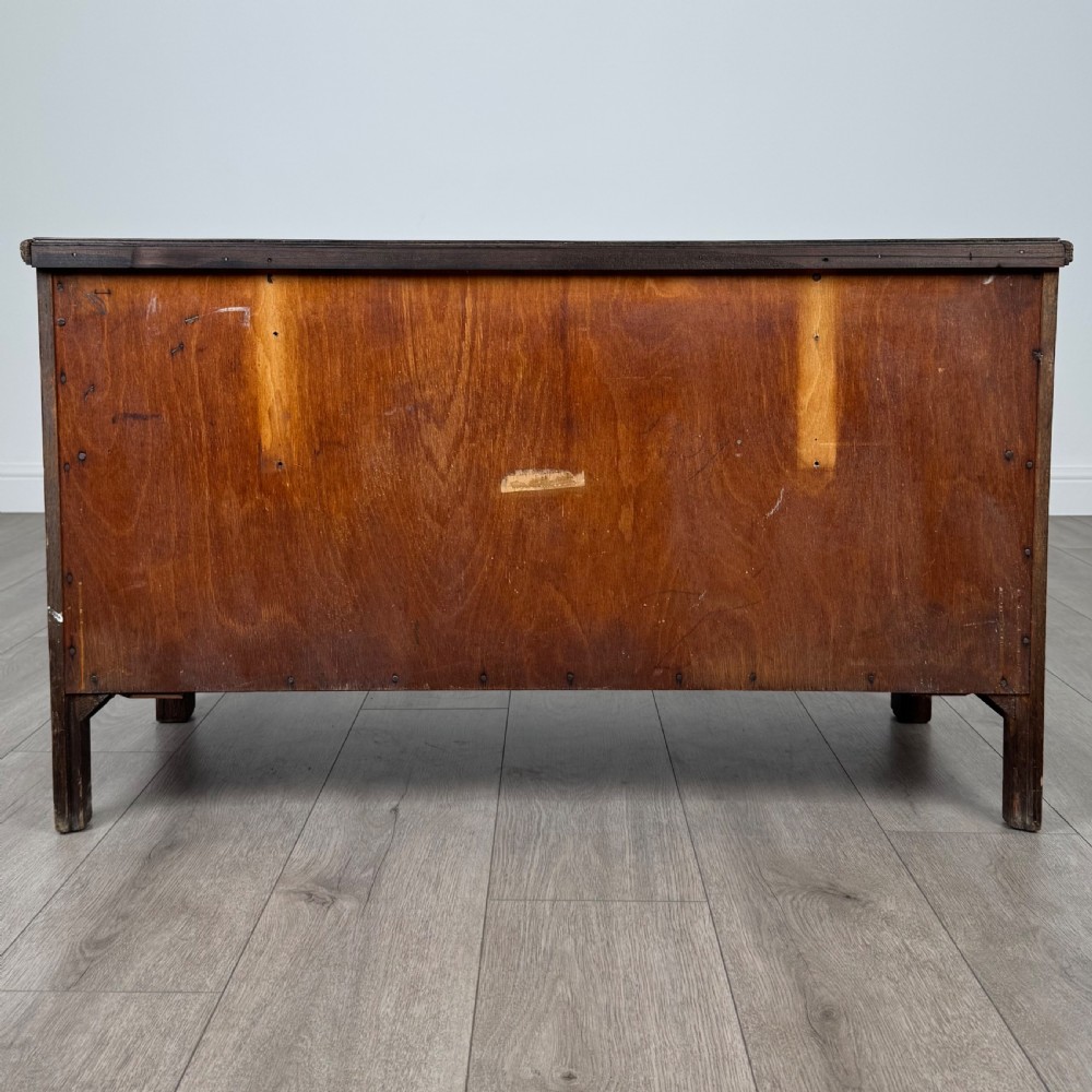  Antique 20th Century Low Cabinet With Drawers In Oak  View V