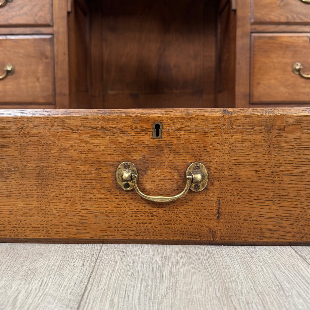 Antique 19th Century Unique Secretaire Bookcase In Oak  View XIII