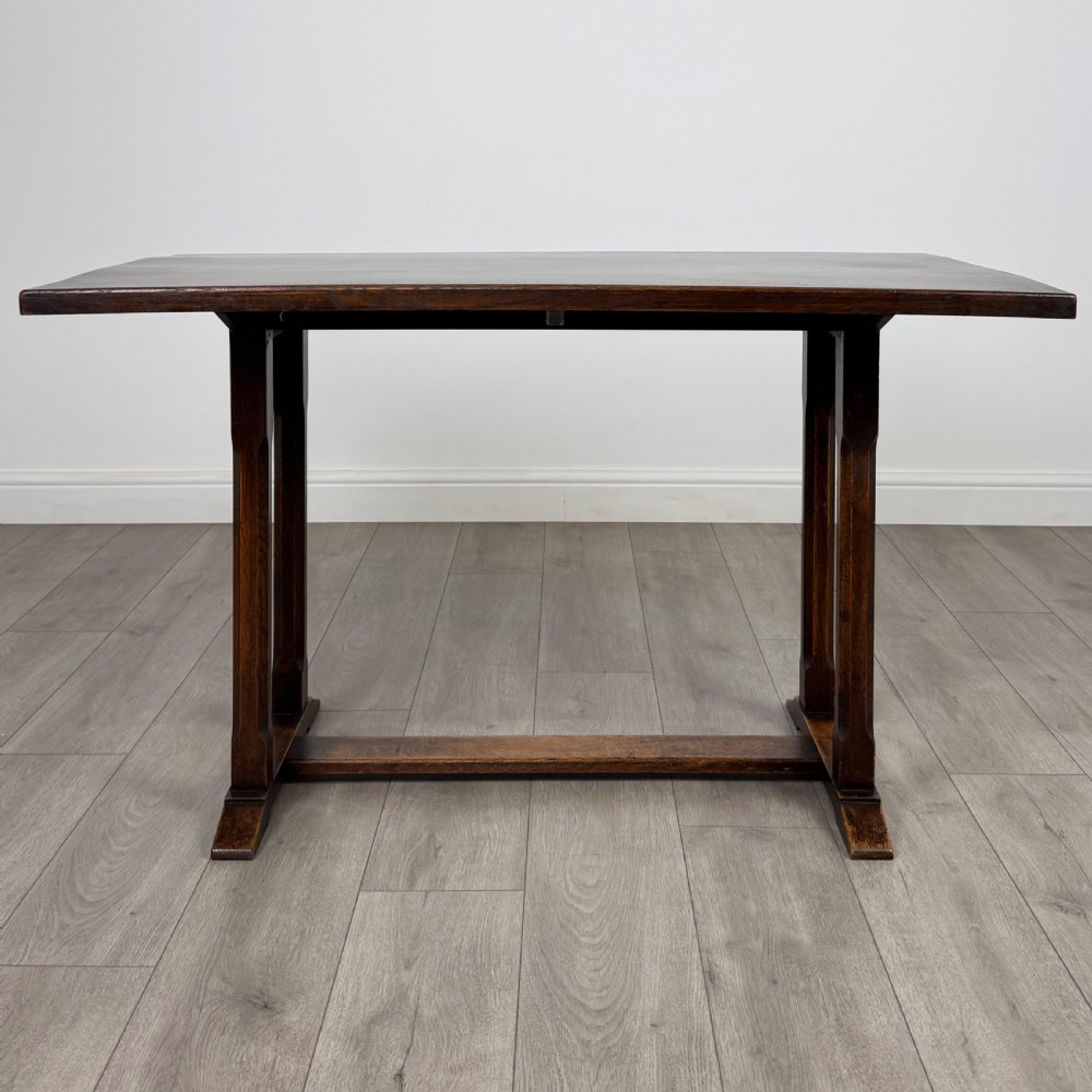 Antique 20th Century Small Oak Dining Table  View II
