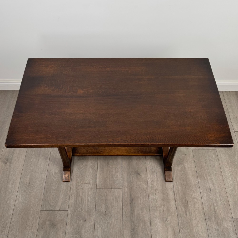 Antique 20th Century Small Oak Dining Table  View IV