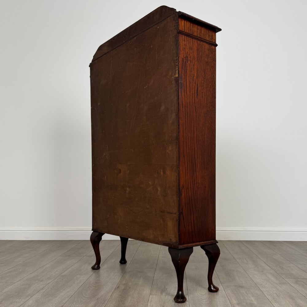 Antique 20th Century Good Quality Cabinet In Oak  View VIII
