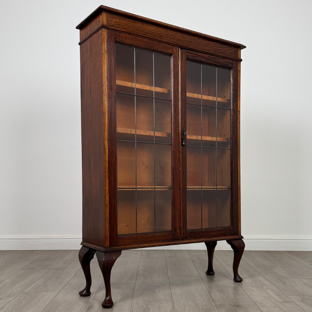 Antique 20th Century Good Quality Cabinet In Oak  View X